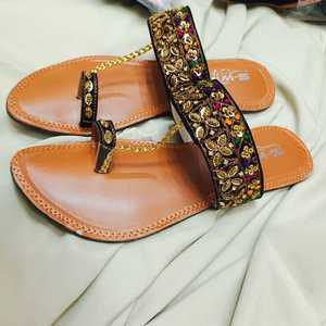 Sandalias Planas para Mujer, Diseño 2026, Estilo Indio Punjabi, Transpirables, Antideslizantes, para Bodas, Fiestas y Eid - Product Image 6