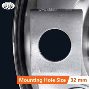 Cubierta de rueda de autobús/camión de centro abierto de acero inoxidable 225 T304 para ruedas de aleación - Product Image 5