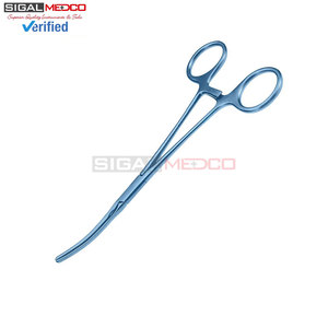 Pinza Pediátrica Cooley de 6.75 Pulgadas (17 cm), Pinza Manual Curva Atraumática con Mordazas de Acero Inoxidable, Certificación CE, Uso Cardiovascular, Duradera - Product Image 5