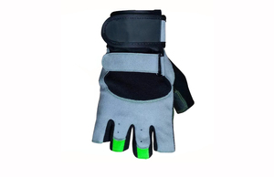 Lightweight Professional Wholesale Custom Half-finger PU Leather Weightlifting <b>Gloves</b> Unisex Waterproof Bodybuilding Cycling - Product Image 6