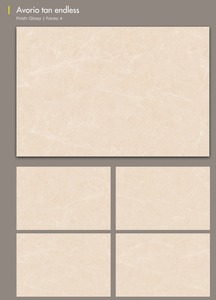 Carreaux de porcelaine sculptés 1200x1800, finition brillante de luxe, pour murs décoratifs d'hôtels, carreaux de décoration intérieure rustiques - Product Image 5