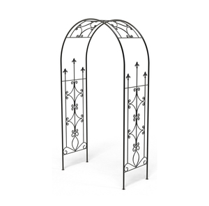 Arco de Entrada de Jardín de Hierro Forjado de Lujo, Diseñado para Paisajes Impresionantes y Caminos de Jardín - Product Image 5
