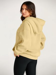 Sudadera con capucha para mujer de estilo casual encantador, diseñada para un movimiento cómodo con una apariencia limpia y un atractivo moderno y actual. - Product Image 2