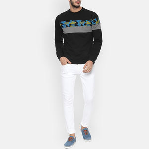 Sweat-shirt homme à séchage rapide avec logo personnalisé, en molleton uni, mode hiver, en gros, qualité économique - Product Image 5