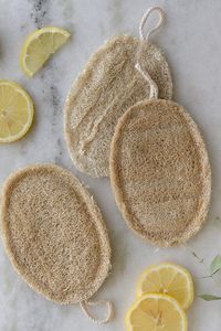 Esponja de Cocina de Fibra Vegetal, Estropajo Natural de Luffa Reutilizable para Lavar Platos, Utensilios de Cocina, Cristalería y Vajilla, para Uso Diario en la Cocina - Product Image 6