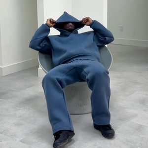 Men’s Sportswear Set Hoodie and <b>Pants</b> 2 Piece Tracksuit Basketball Training Outdoor Fitness Casual Jogger Suit Activewear Set - Product Image 1