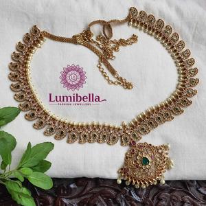 18K Gold Plated Brass Oxidized Polish for Hip Chain Body Jewelry with Moissanite for Women's Party - Product Image 1