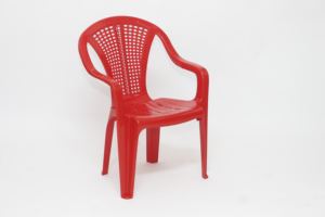 Modern Outdoor Plastic <b>Dining</b> <b>Chair</b> – <b>Stackable</b> Garden, Beach & Banquet Armchair Furniture-40x48x63cm- - Product Image 5