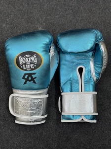 Guantes de Boxeo de Primera Calidad con Cierre de Velcro, Sin Boxeo No Hay Vida, Guantes de Entrenamiento de Boxeo MMA que Absorben la Humedad - Product Image 2