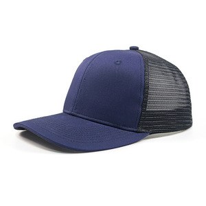 Customizable 6-Panel Mesh Adjustable Snapback Canvas Trucker <b>Hats</b> Button Casual Unisex Fashionable Outdoor Common Four Seasons - Product Image 1