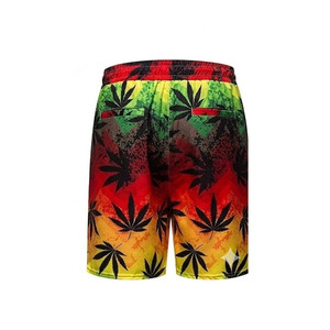 Conjunto de Camisa y Pantalones Cortos con Estampado de Hojas Rasta para Hombre Ekir Impex, Cuello Camisero, Ropa Casual de Verano, Transpirable, de Poliéster - Product Image 6