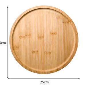 Bandeja de Servir de Bambú con Asas |   Bandeja para Servir Comida, Bandeja para Desayuno, Bandeja para Servir Comida para Uso Regular - Product Image 5