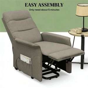 Poltrona Elettrica Reclinabile per Soggiorno, Sedia da Caffè Reclinabile - Product Image 2