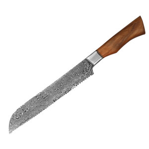 Ensemble de couteaux de cuisine en acier Damas faits à la main avec étui en cuir, couteaux de cuisine fiables pour la maison et les cuisines commerciales - Product Image 6