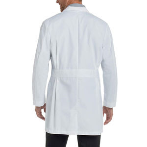 เสื้อกาวน์แพทย์สีขาวสำหรับผู้ชายไซส์ใหญ่ น้ำหนักเบา พร้อมดีไซน์ป้องกันเข็มแทง สำหรับนักศึกษาแพทย์ - Product Image 3