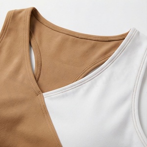 Conjunto de yoga sin costuras de 2 piezas para mujer, leggings de cintura alta y largos, sujetador deportivo con cuello en V - Product Image 4