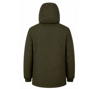 OEM Mens Winter Parka <b>Jacket</b> with Durable <b>Waterproof</b> Shell Breathable Construction Insulated Padding and Modern Streetwear Style - Product Image 2