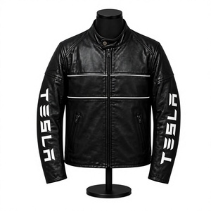 Tesla MotoCP <b>Racing</b> <b>Jacket</b>/Chaqueta Stylish Leather Riding Gear Protection Level 2 CE Certified - Product Image 1