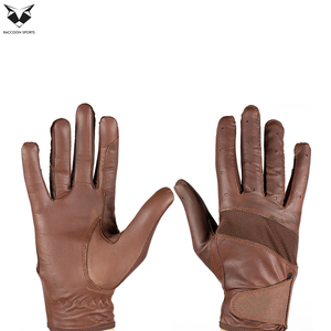 Nouveauté : Gants d'équitation en cuir véritable de qualité supérieure, taille L, confortables et respirants - Product Image 4
