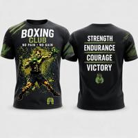 T-shirt de fitness rouge pour homme, manches courtes, motif graphique Train Transform Triumph, coupe ample, 100 % coton, vêtements de sport