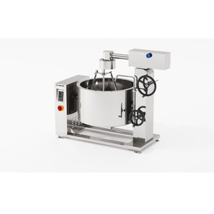 Olla de vapor con inducción y revestimiento giratorio Amicook 380V/440V, modelo de olla de inducción para restaurante, de aluminio, ahorradora de espacio. - Product Image 4