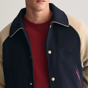 Veste universitaire pour homme entièrement personnalisée à prix de gros, meilleure qualité, design personnalisé - Product Image 6