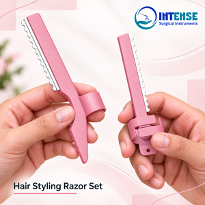 Juego de Navajas Profesionales para Cortar el Cabello, 2 Piezas, Herramientas de Precisión para Peinar y Texturizar el Cabello, para Barberos, Instrumentos Quirúrgicos Intensivos - Product Image 2