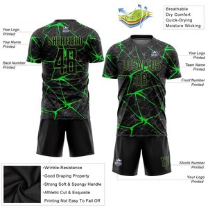 Conjunto de Uniforme de Fútbol Personalizado para Hombre, Chaquetas y Pantalones Deportivos Transpirables con Impresión de Logotipo del Equipo, Servicio OEM - Product Image 4