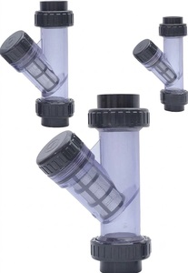 Filtro en Y de PVC, Válvula de Filtro de Plástico, Filtro de Agua para Tubería Roscada, Conector de Filtro para Plomería Industrial, Conector de Riego Duradero - Product Image 3