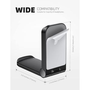 Supporto Adesivo per Cuffie, Gancio da Scrivania per Auricolari, Clip Porta Cuffie, Accessorio Pratico per Custodie per Cuffie - Product Image 2