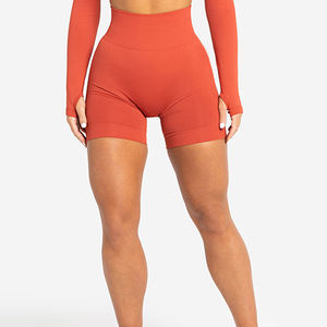 Shorts Deportivos para Mujer, 160g, Personalizados, Corte Regular, Elásticos, 100% Poliéster Spandex, Cintura Media, Transpirables, Secado Rápido - Product Image 1