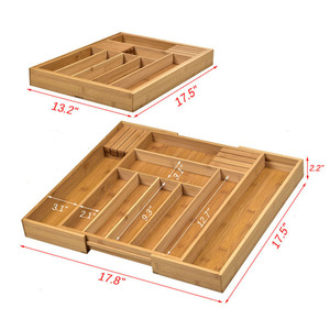 Moderno Porta Utensilios de Cocina de Bambú, Multifuncional, Expandible, de Cinco Niveles - Product Image 5