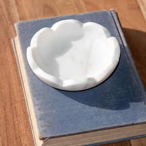 Octagon Marble Bowl Set Luxury Decorative Stone Serving Bowls Handmade Dining <b>Table</b> and <b>Vanity</b> Decor Accessory new look flower - Product Image 5