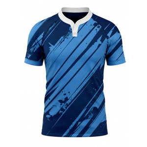 Maillot de volley-ball haute performance en tissu extensible léger, impression par transfert thermique personnalisée, uniforme d'équipe à manches courtes - Product Image 5