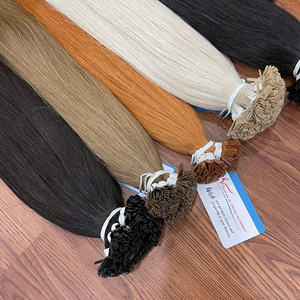Meilleures ventes : Extensions de cheveux vietnamiens naturels, cuticules alignées, mèches brutes à pointe plate en kératine, double épaisseur, fournisseur de cheveux bruts - Product Image 4