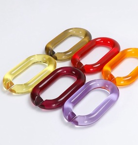 Colorful Transparent Epoxy Resin Chain Links with Angel Style Handmade Design Perfect for <b>Wall</b> Hanging Decoration Jewelry - Product Image 5