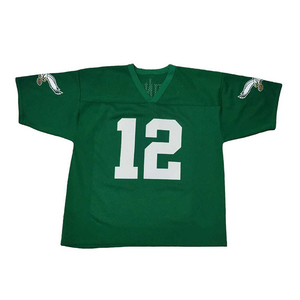 Maillot de sport d'été personnalisé pour hommes, ensemble complet de football respirant en polyester à col en V, kits de football respirants d'été OEM - Product Image 1