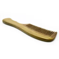 Peignes en bois naturel faits à la main de haute qualité, peigne en bois de poirier, artisanat naturel - Product Image 2