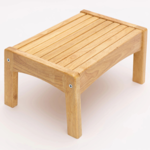 OEM Vietnam Natural Rubber Wood Step <b>Stool</b> | Bespoke Designs for Retailers - Product Image 1