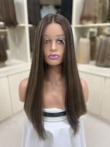 Pelucas sin pegamento de cabello humano virgen al por mayor con encaje suizo HD, transparentes, transpirables, con una apariencia natural - Product Image 3