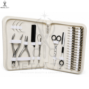 Own Logo Trendy Product For Professional Use Durable Travel Organizer Beauty Salons All in One Hair Extension Salon <b>Tool</b> Kits - Product Image 2