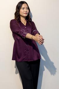 Eica Wine GIZA เสื้อคอตตอนพรีเมี่ยมและสง่างามสำหรับผู้หญิงซื้อโดยตรง - Product Image 2