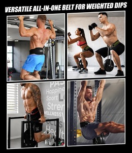 Cinturón de levantamiento de pesas ajustable con hebilla metálica y soporte lumbar acolchado para sentadillas, peso muerto, levantamiento de potencia, para hombres y mujeres, entrenamiento en el gimnasio - Product Image 6