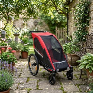 Remolque de Bicicleta para Bebés TC-2024S, Carriola 3 en 1, Diseño Ligero para Aventuras al Aire Libre - Product Image 2