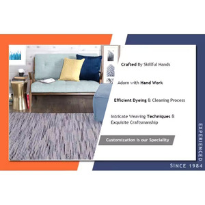 Forme de rectangle de super qualité Design classique 100% tapis de sol brodés faits à la main en jute disponibles à bon prix - Product Image 6