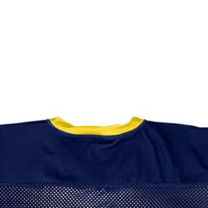INDEX Maillot de football américain pour homme, col en V, manches courtes, maille bleue, numéro 35, respirant, coupe régulière - Product Image 3