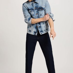 Oversized Denim <b>Jacket</b> For Men Breathable <b>Winter</b> Season Wholesale Cheap Prices Plus Size Denim <b>Jackets</b> For Men - Product Image 3