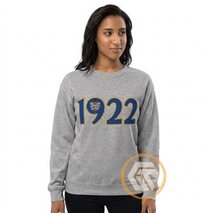 Sweat-shirt décontracté pour femme en molleton de coton éco-responsable 500g, brodé sur le devant, collection automne-hiver, haute qualité, Sigma Gamma Rho - Product Image 1