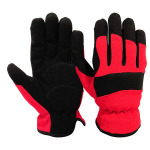 Gants de travail en cuir antidérapants résistants à l'abrasion des écrans, sans latex, avec manchette élastique - Product Image 1