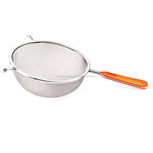 Passoire à soupe en acier inoxydable avec poignée en fil métallique - Product Image 6